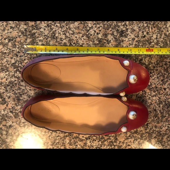 🌺 Gucci ‘Willow’ ballet flat hibiscus red 🌺 - Picture 8 of 9